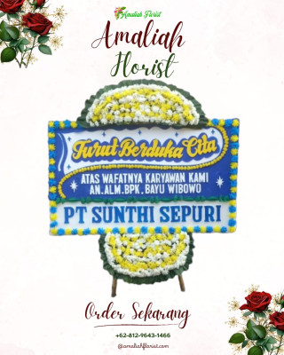 Papan Bunga Duka di Tapung