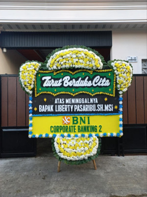Papan Bunga Duka di Tapung