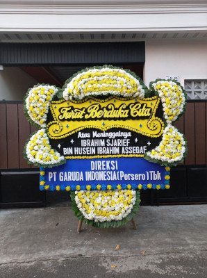 Papan Bunga Duka di Tapung