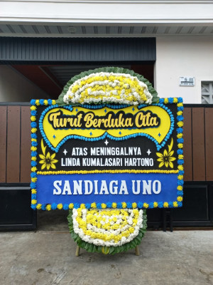 Papan Bunga Duka di Tapung